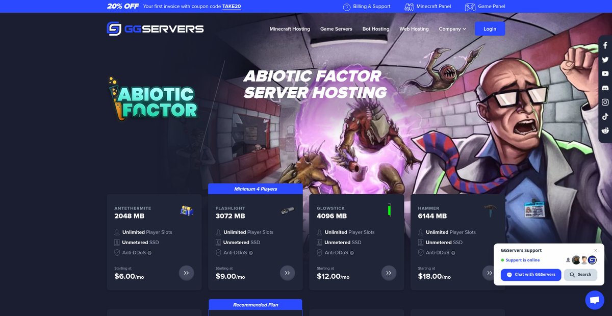 Abiotic Factor Server Hosting | GGServers Screenshot