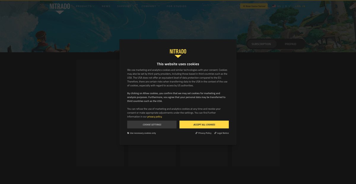 Aloft Server Hosting Screenshot