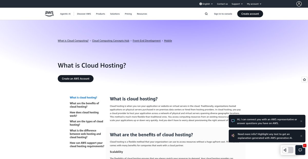 What is Cloud Hosting? - Cloud Server Hosting Explained Screenshot