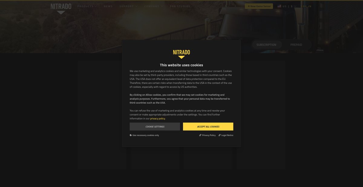 American Truck Simulator Server Hosting - NITRADO Screenshot