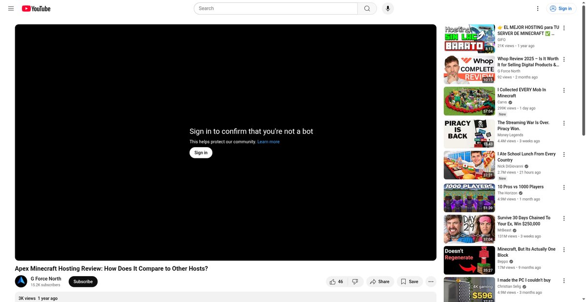 Apex Minecraft Hosting Review: How Does It Compare to ... Screenshot