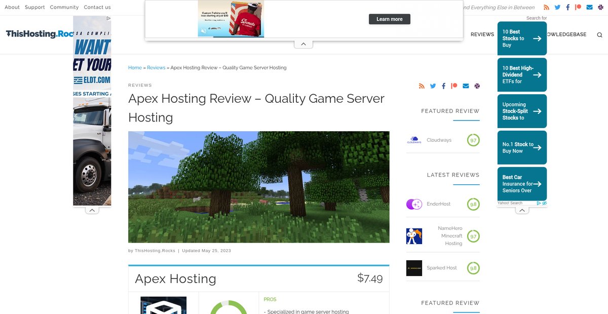 Apex Hosting Review - Quality Game Server Hosting Screenshot