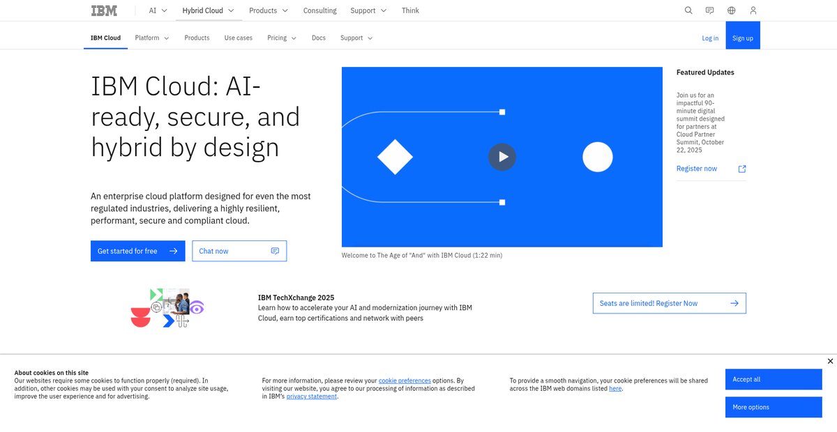 Application Hosting on IBM Cloud Screenshot