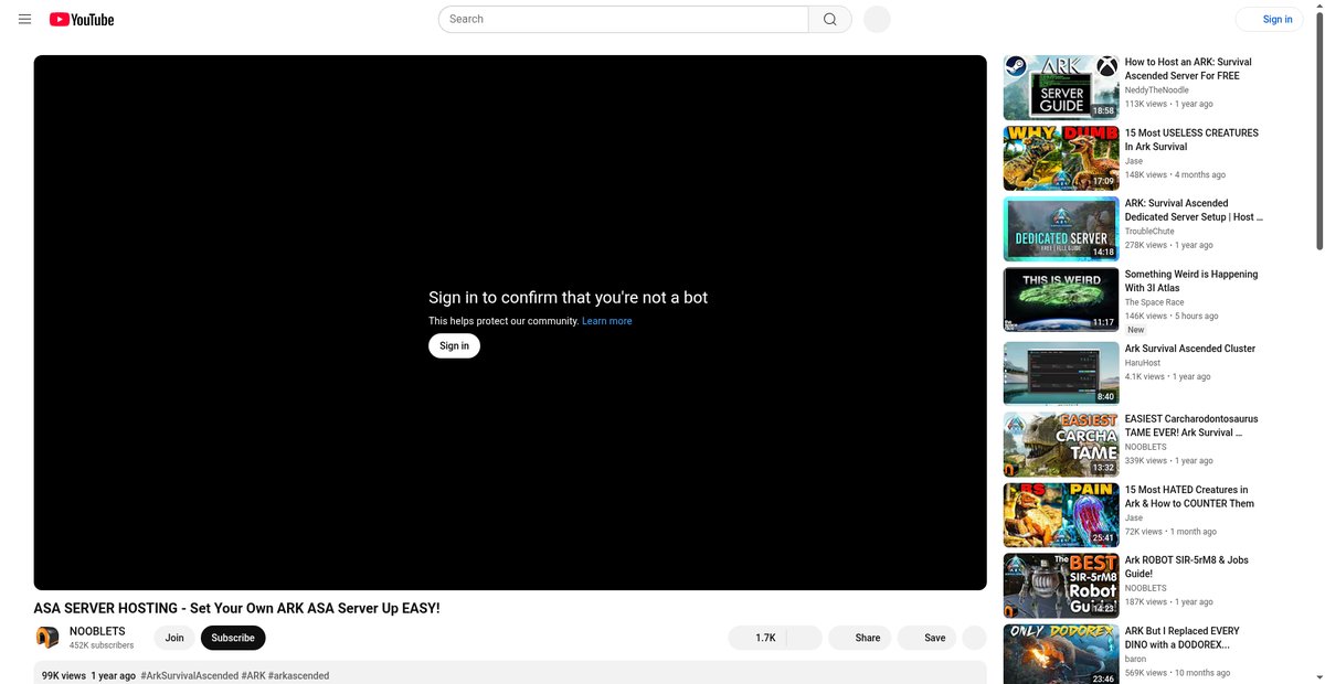 Set Your Own ARK ASA Server Up EASY! Screenshot