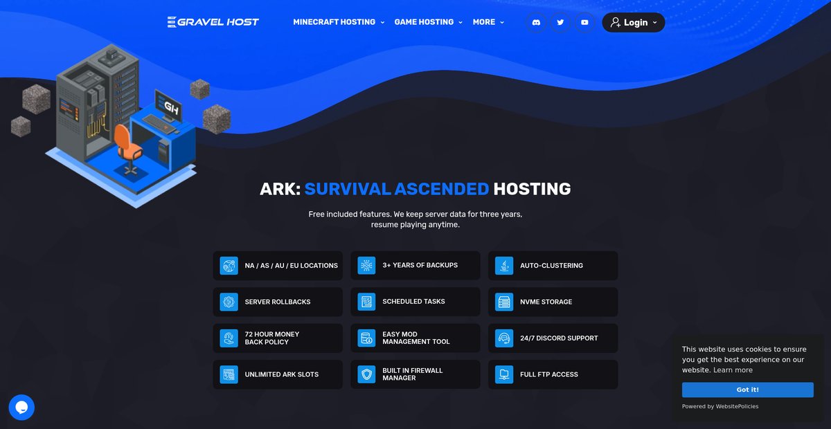 Survival Ascended Hosting, ARK Crossplay Server Hosting Screenshot