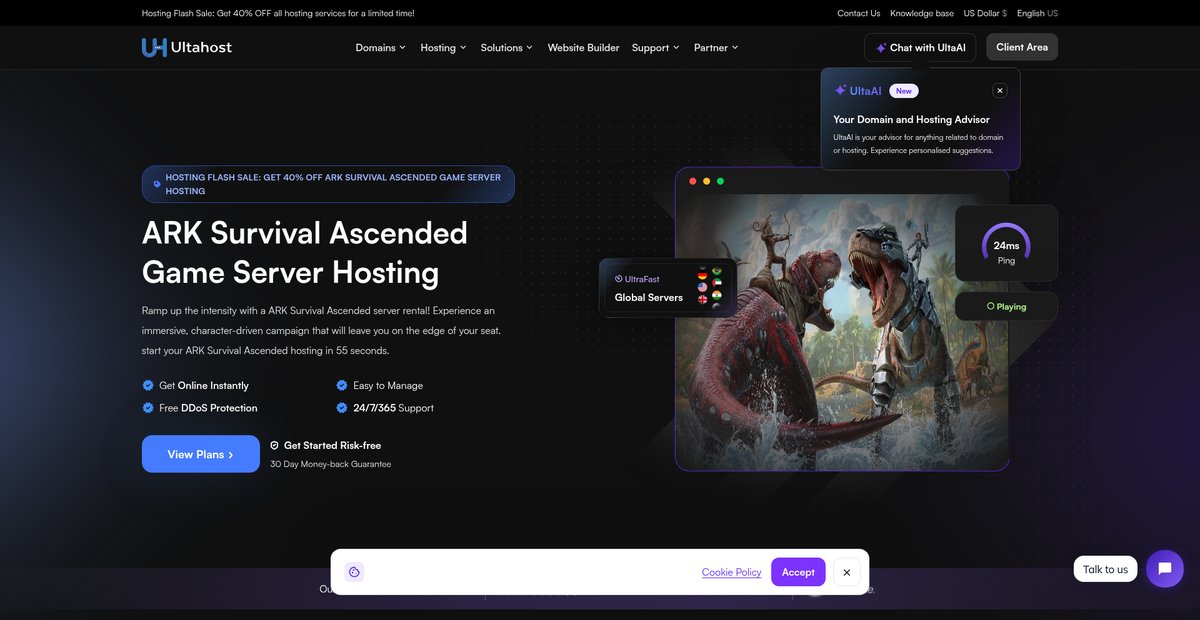 Best ARK Survival Ascended Game Server Hosting Screenshot