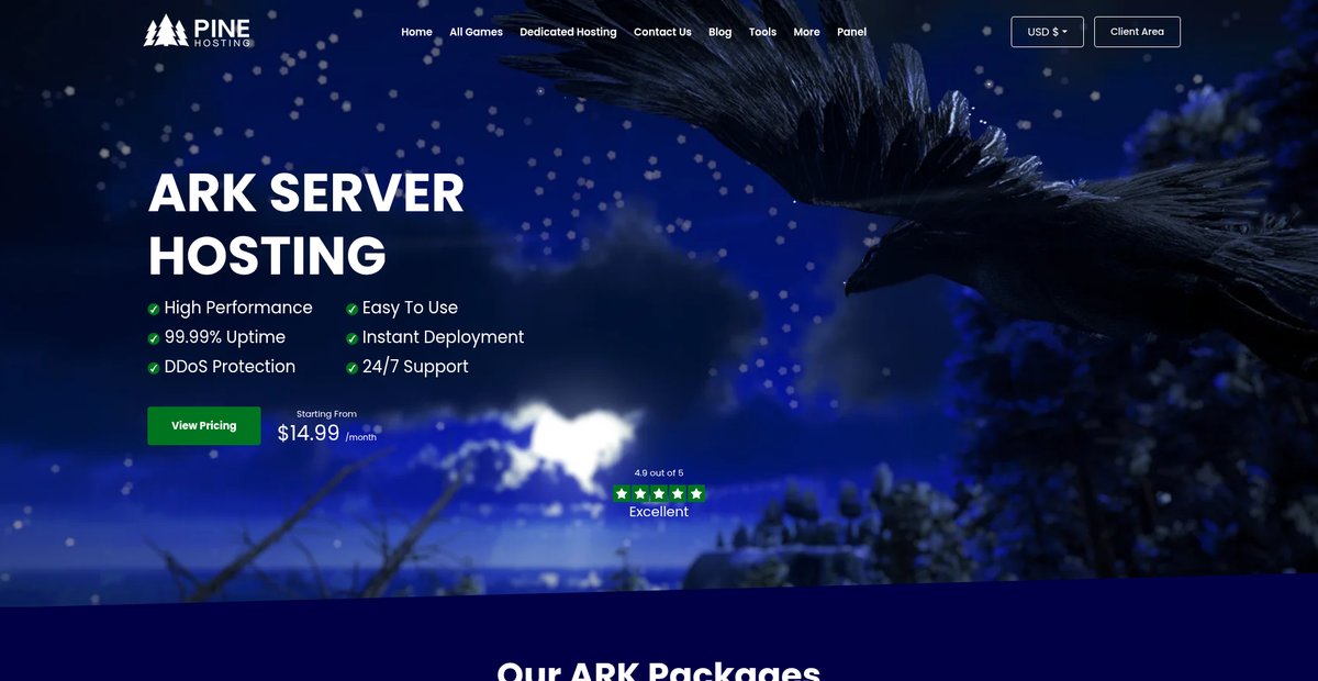 Affordable Ark Server Rental Screenshot
