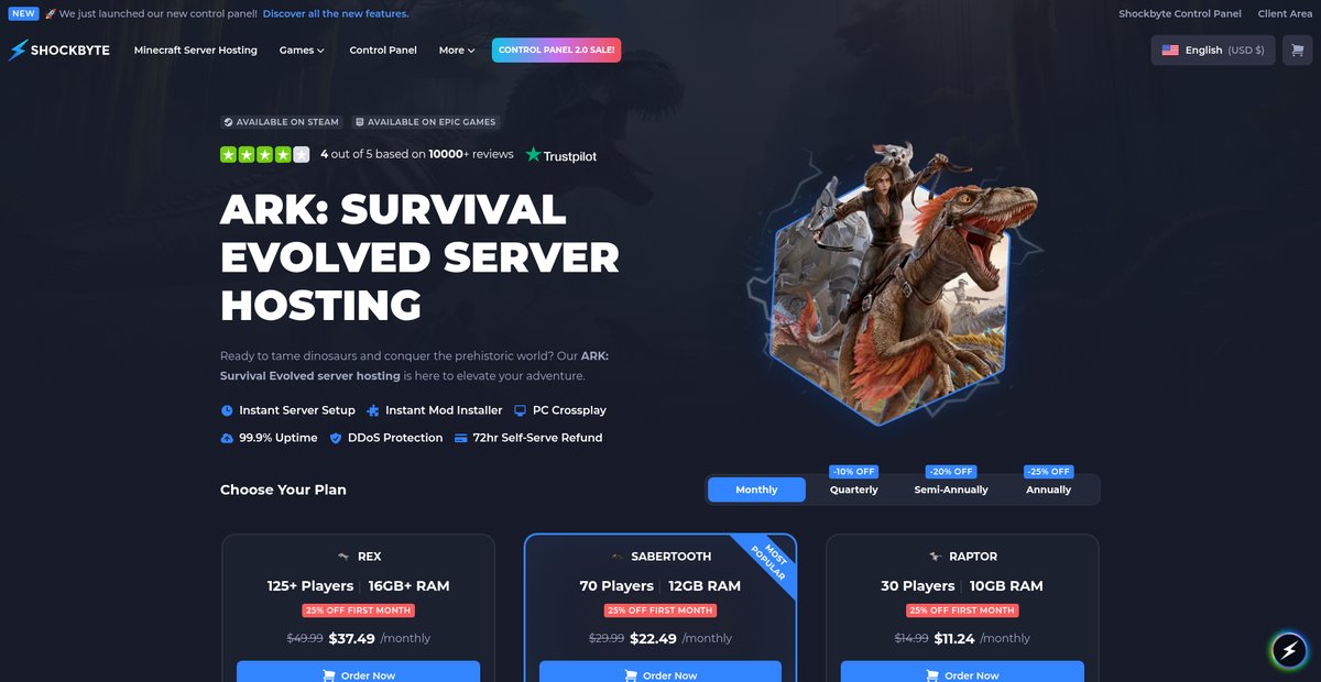 ARK: Survival Evolved Server Hosting Screenshot