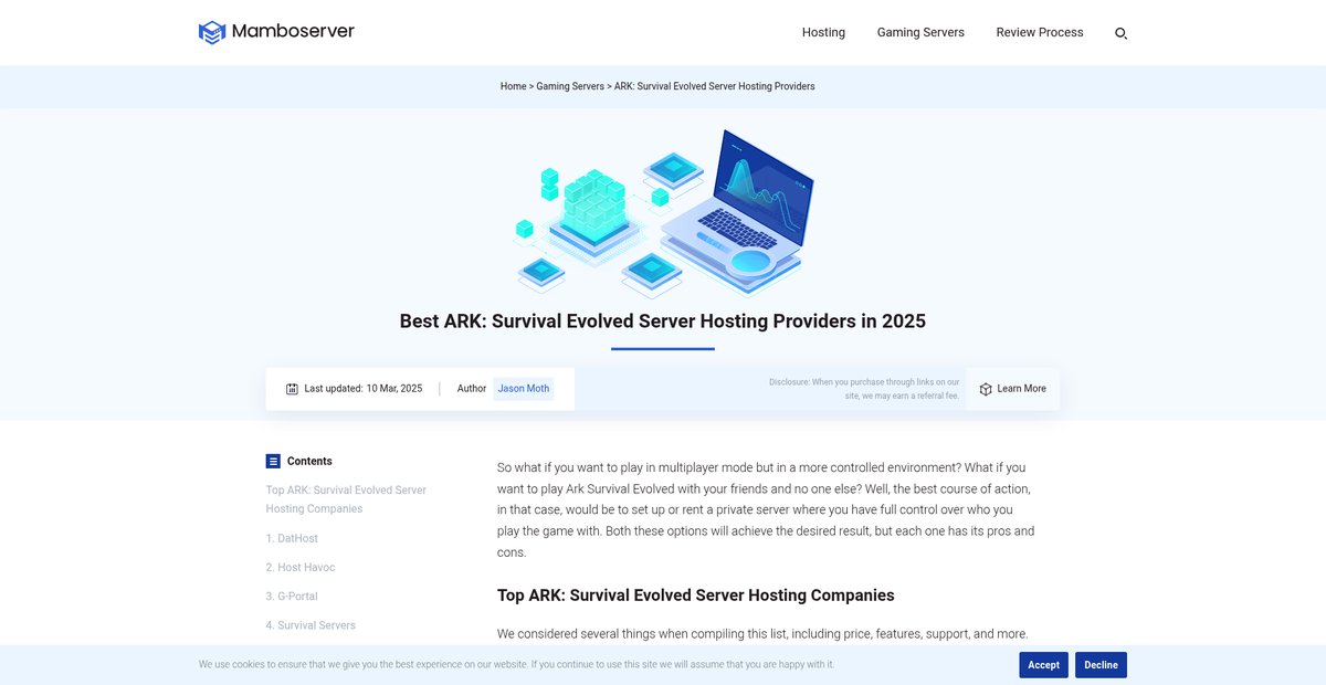 Best ARK: Survival Evolved Server Hosting Providers in ... Screenshot