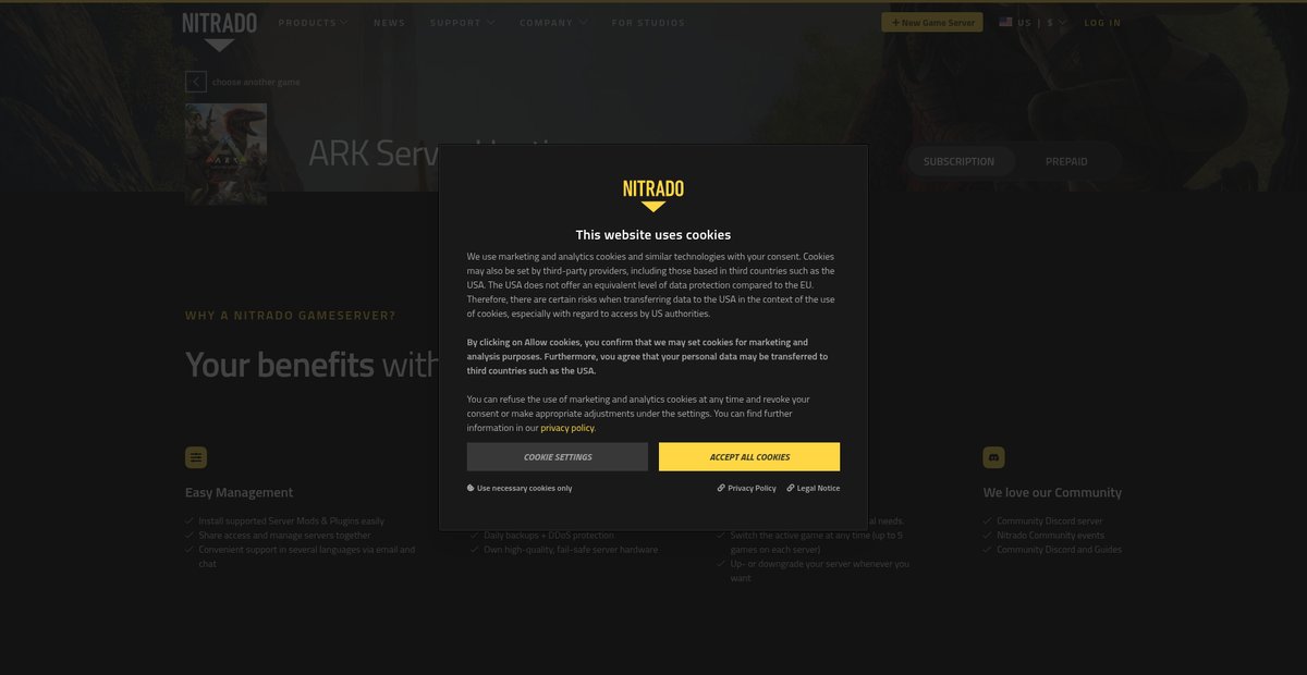 ARK Server Hosting - PC, Nintendo Switch, Xbox & PS4 Screenshot