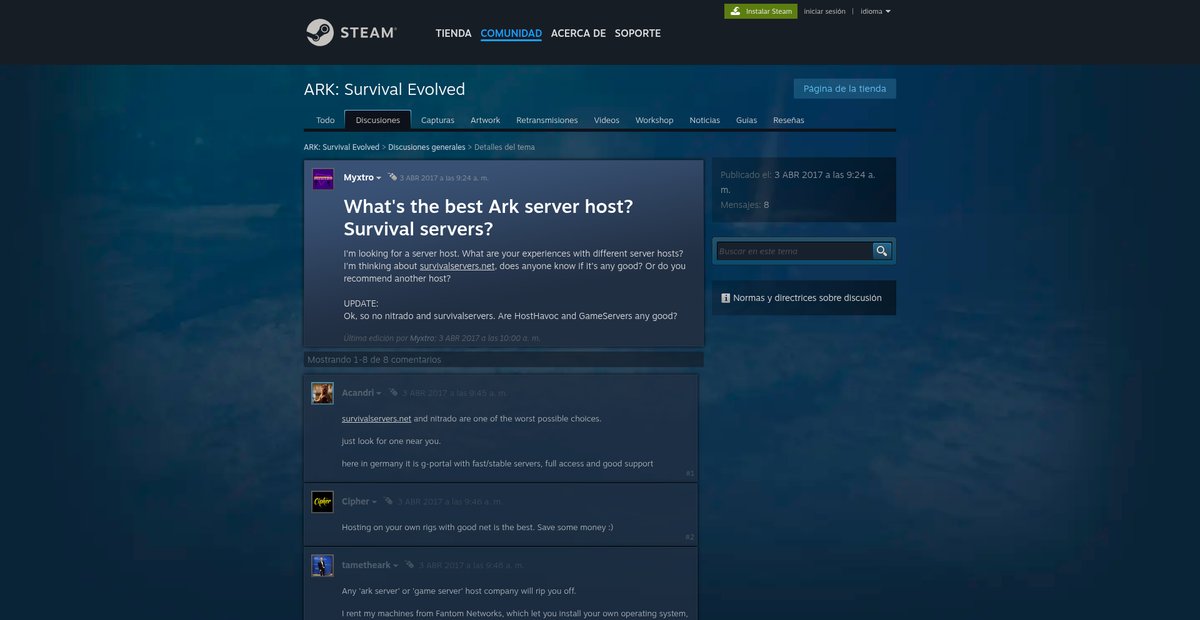 What's the best Ark server host? Survival servers? Screenshot