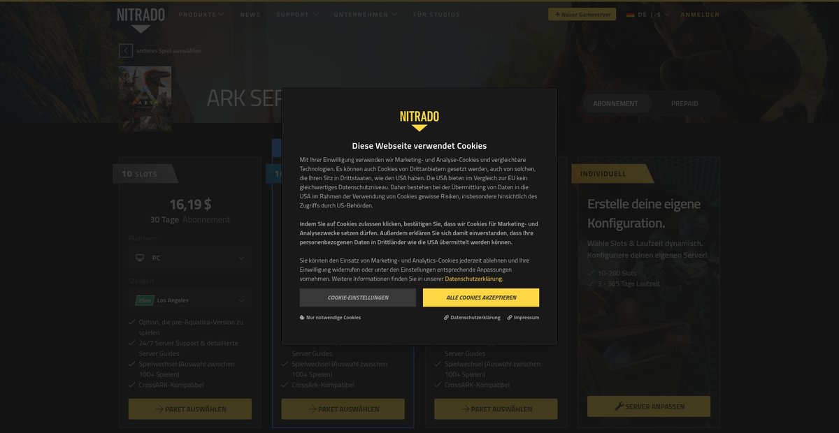ARK: Survival Evolved Server Mieten | Nitrado Screenshot
