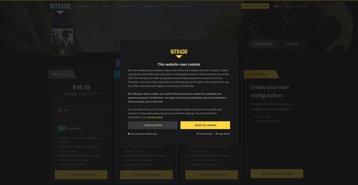 ARK Server Hosting - PC, Nintendo Switch, Xbox & PS4 Screenshot