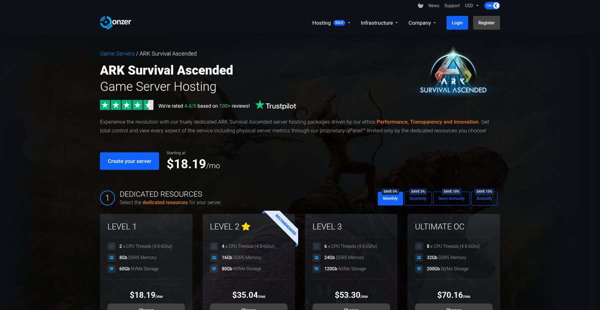 ARK Survival Ascended Game Server Hosting Screenshot