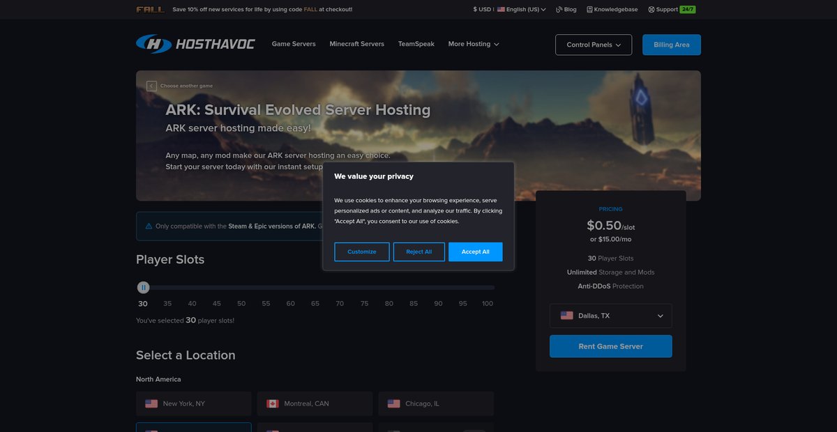 ARK: Survival Evolved Server Hosting Screenshot
