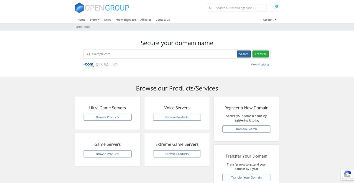 Portal Home - Open Group Management LLC Screenshot