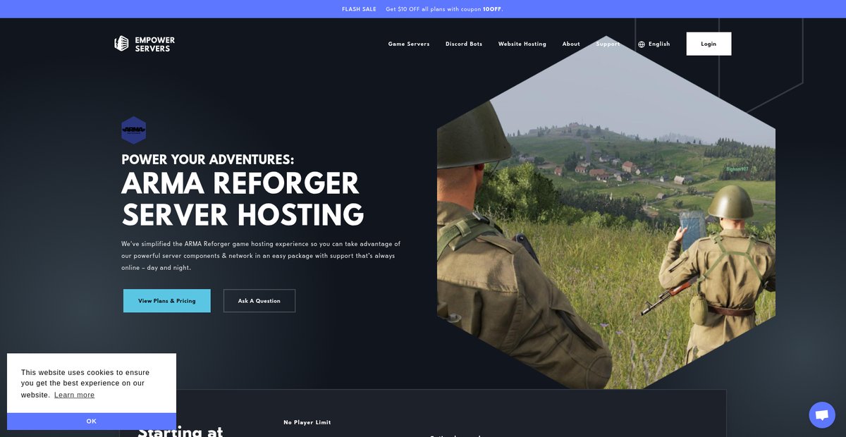 ARMA Reforger Server Hosting – Empower Servers Screenshot