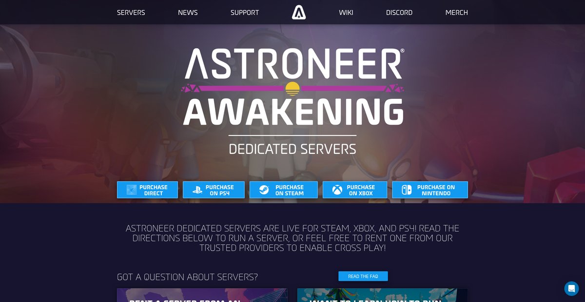 dedicated servers Screenshot