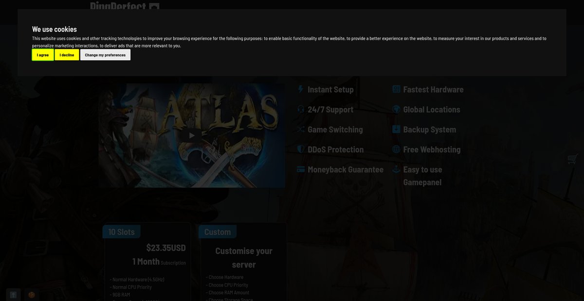 ATLAS Game Server Hosting Screenshot