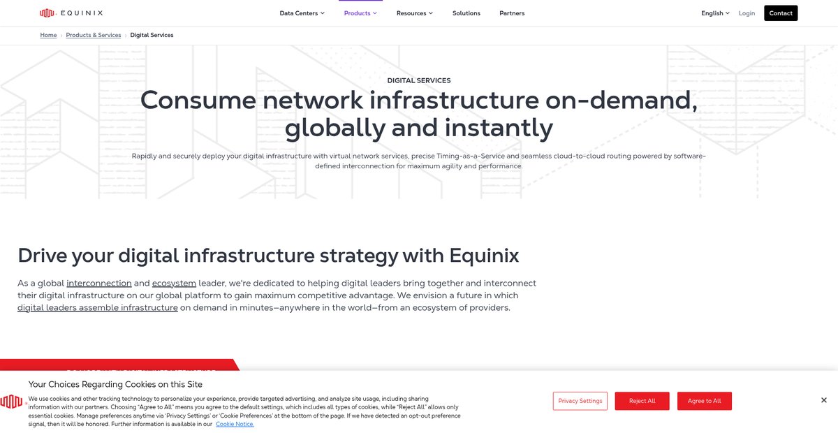 Digital Services Screenshot