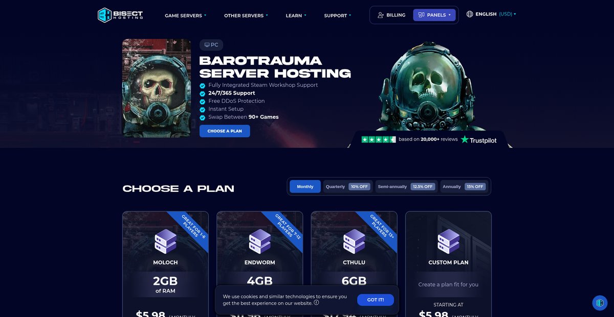Barotrauma Server Hosting Screenshot