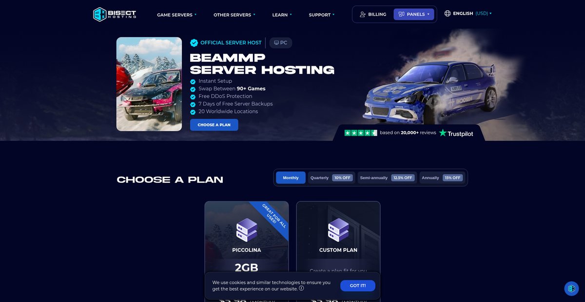 BeamMP Server Hosting Screenshot