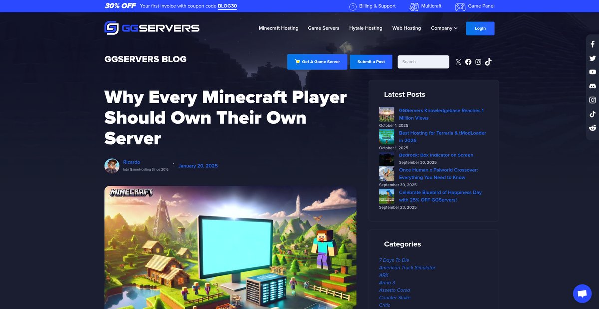 Why Every Minecraft Player Should Own Their Own Server Screenshot