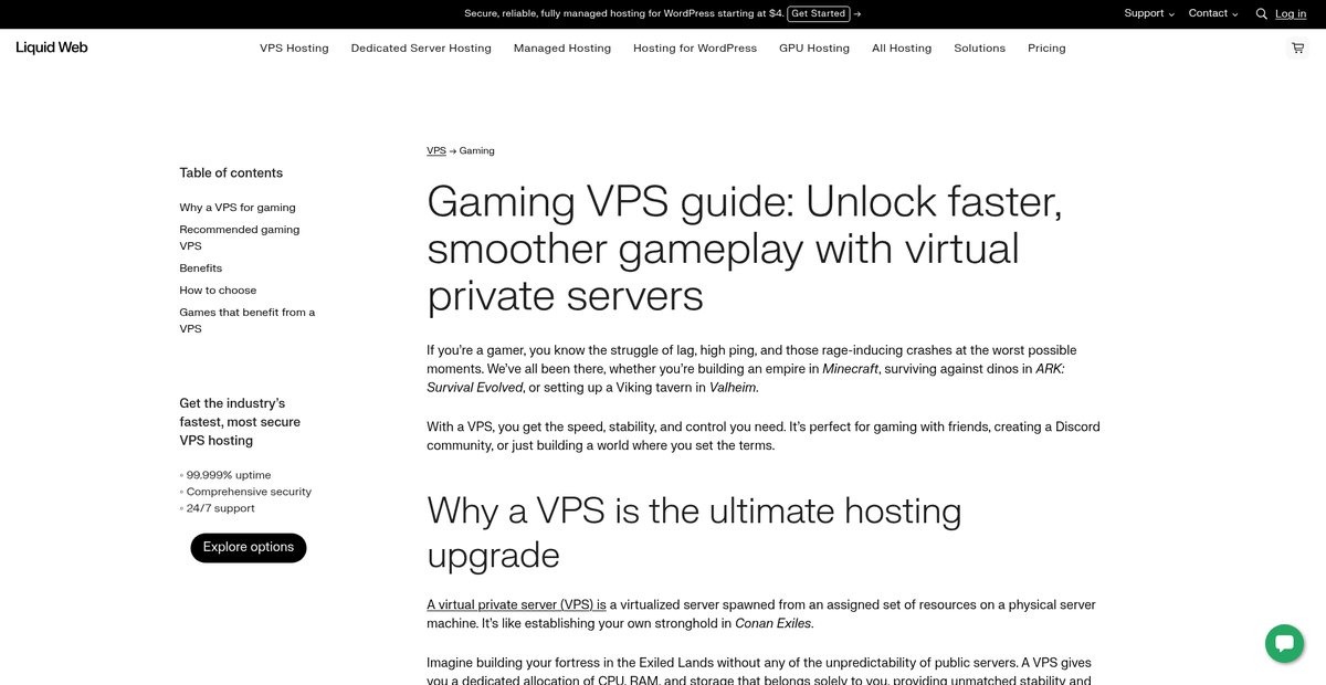 Gaming VPS Guide Screenshot