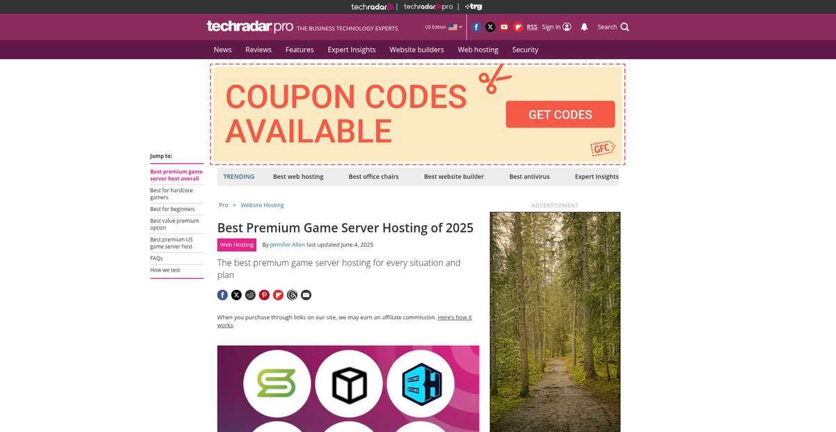 Best Premium Game Server Hosting of 2025 Screenshot