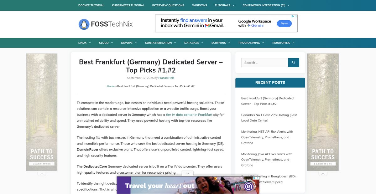 Best Frankfurt (Germany) Dedicated Server - Top Picks #1,#2 Screenshot