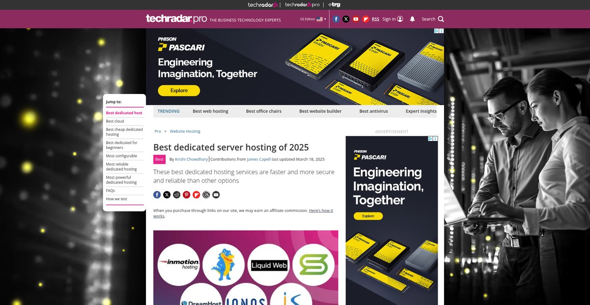 Best dedicated server hosting of 2025 Screenshot