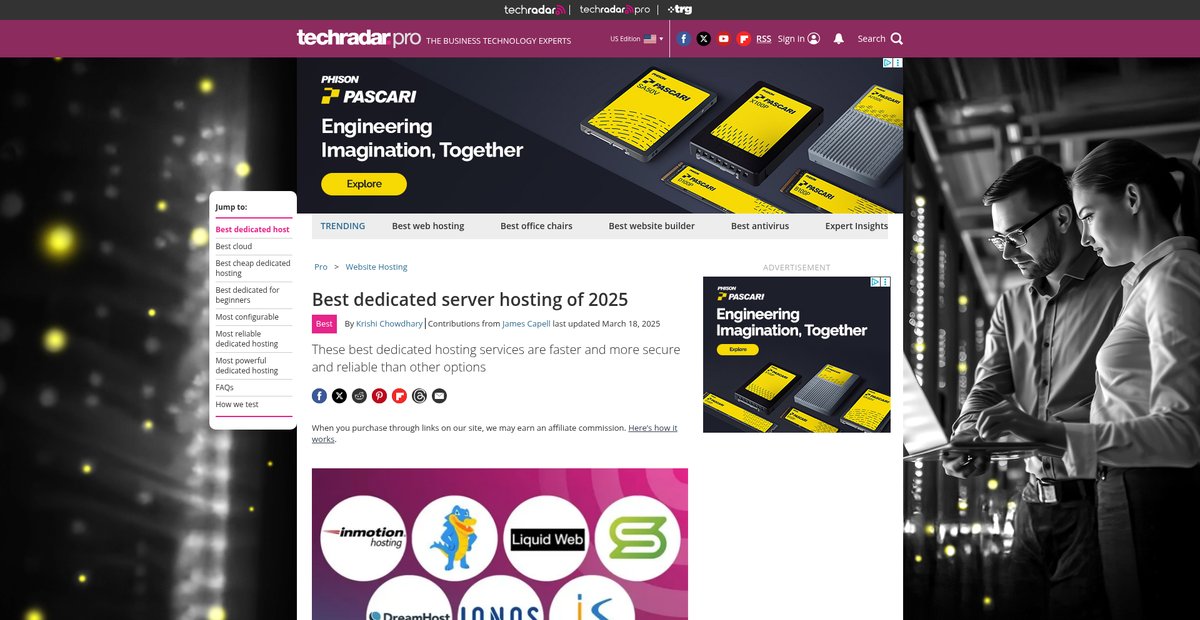 Best dedicated server hosting of 2025 Screenshot