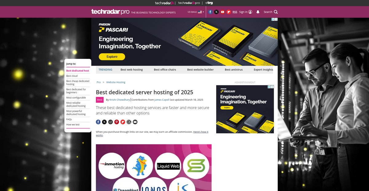 Best dedicated server hosting of 2025 Screenshot