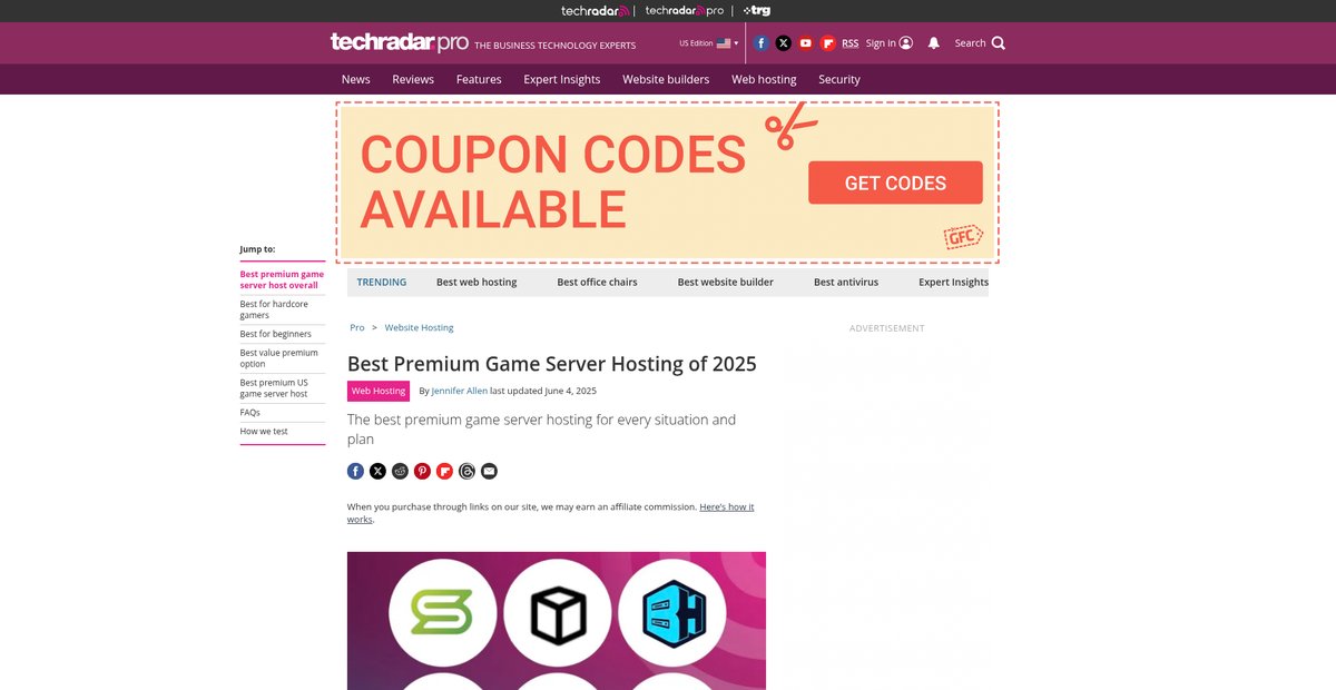 Best Premium Game Server Hosting of 2025 Screenshot