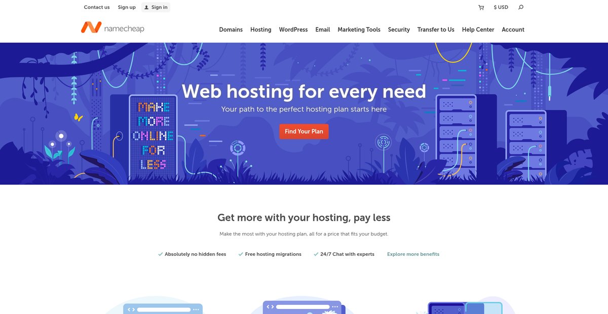 Web Hosting - Your Path to the Perfect Hosting Plan Screenshot