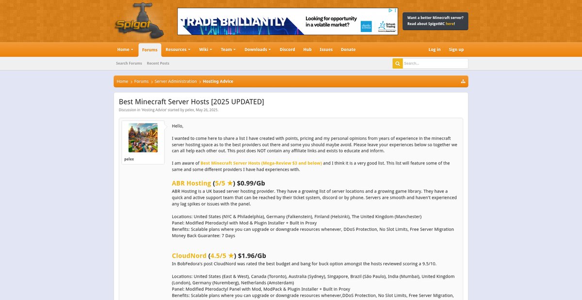 Best Minecraft Server Hosts [2025 UPDATED] Screenshot