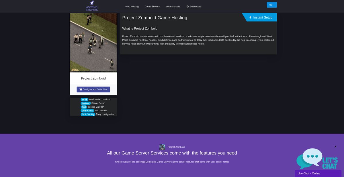 Project Zomboid Game Server Hosting Screenshot