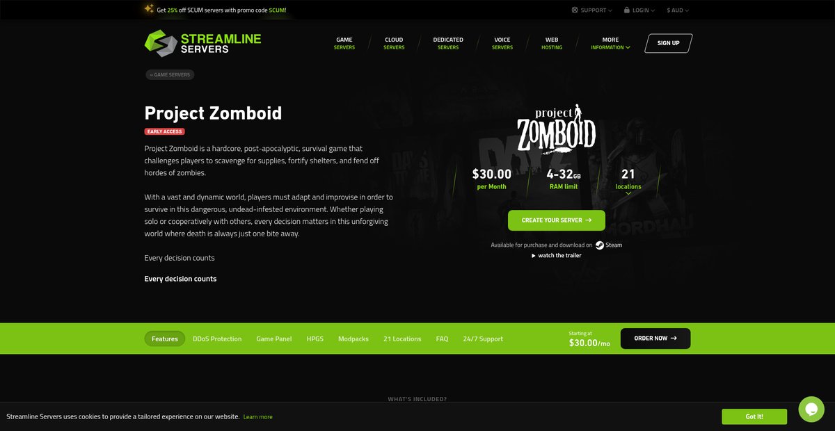 Project Zomboid Server Hosting | Streamline-Servers Screenshot