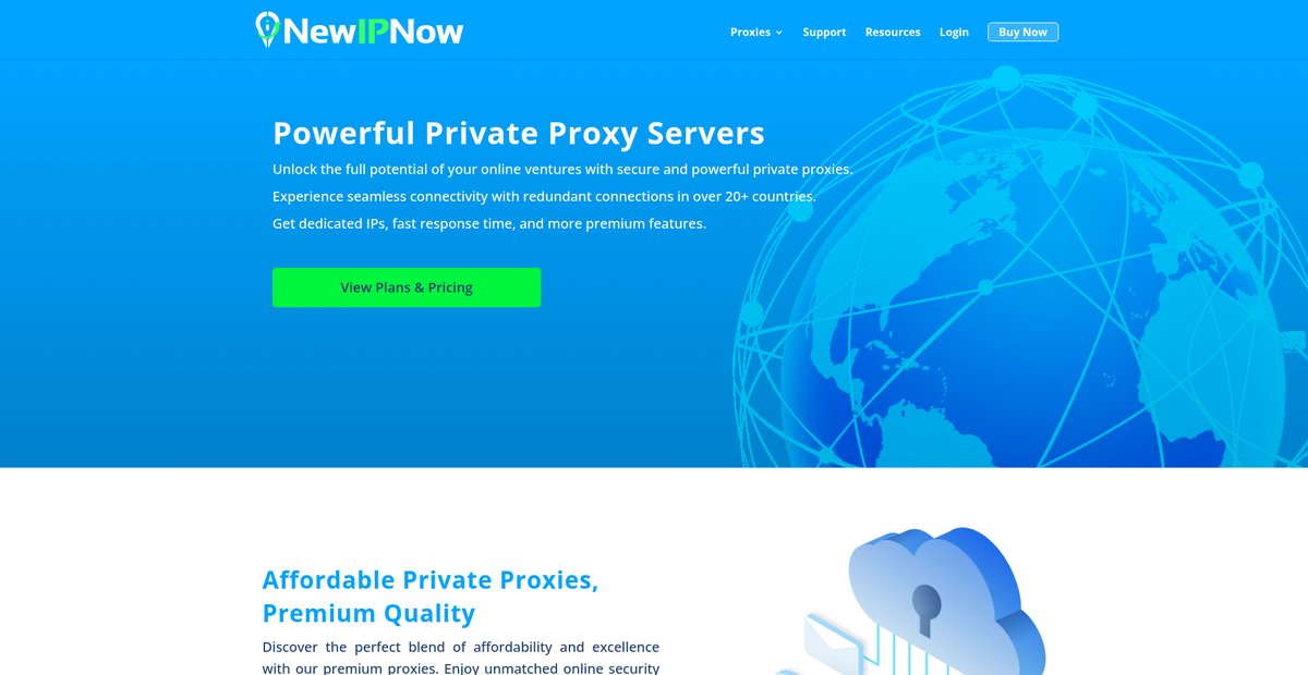 Get Private Proxies at $0.88 per IP Screenshot