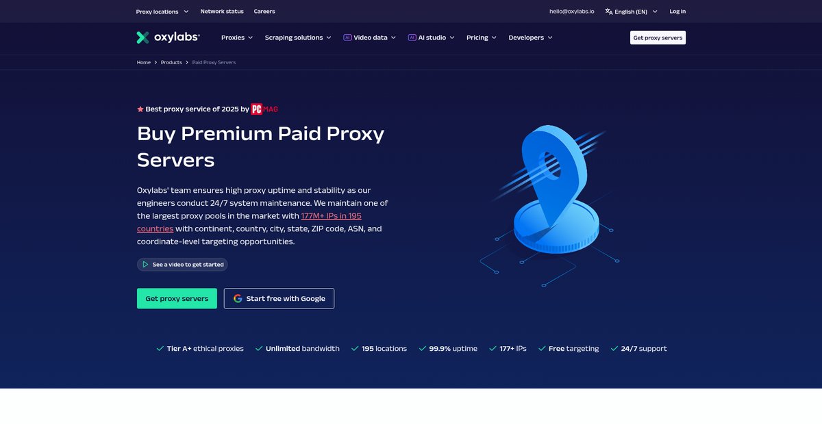 Buy Paid Premium Proxy Servers from $2.10/IP Screenshot