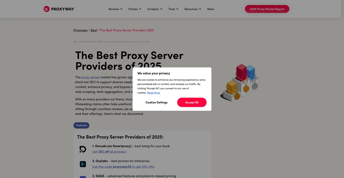 11 Best Proxy Servers in 2025: Tested & Ranked Screenshot