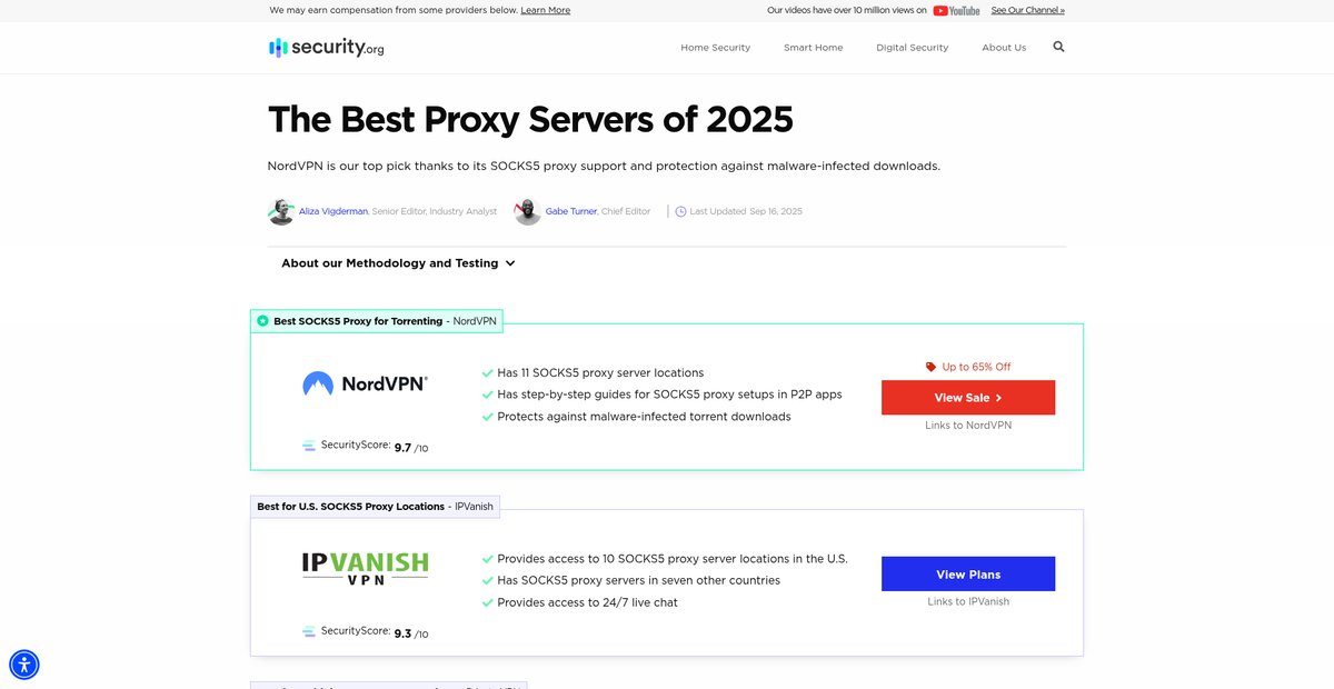 The Best Proxy Servers of 2025: Based On Your Needs Screenshot