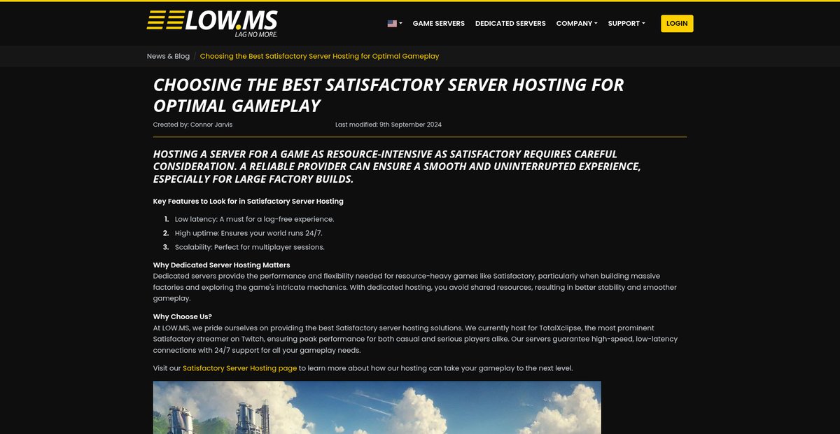 Choosing the Best Satisfactory Server Hosting for Optimal ... Screenshot