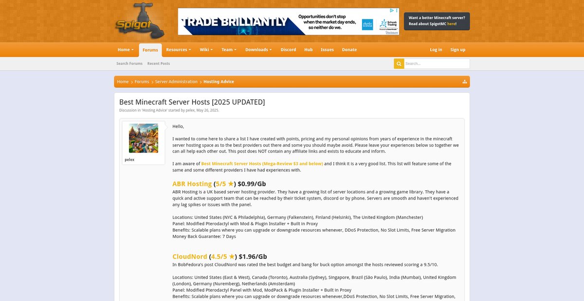 Best Minecraft Server Hosts [2025 UPDATED] Screenshot