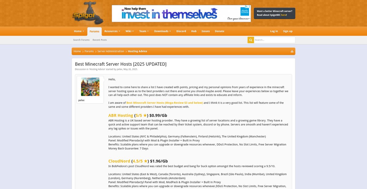Best Minecraft Server Hosts [2025 UPDATED] Screenshot