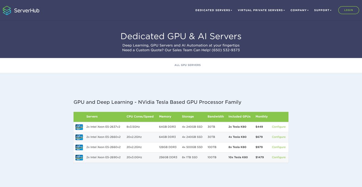 ServerHub | Dedicated Servers, VPS Hosting, Cloud Hosting and Infrastructure as a Service (IaaS) - Built on the ServerHub Platform Screenshot