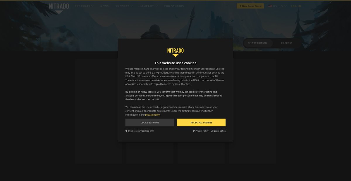 Nitrado Gameserver Screenshot