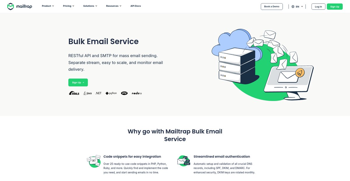 Bulk Email Service: Achieve High Deliverability on a Budget Screenshot