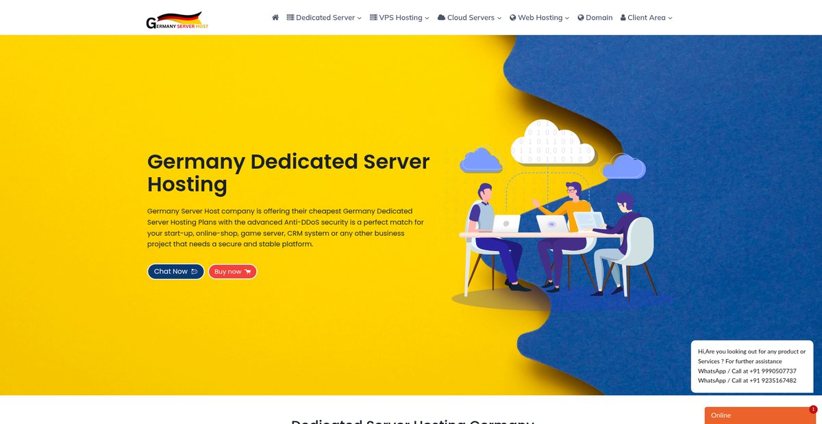 Buy Best Germany Dedicated Server Hosting Screenshot