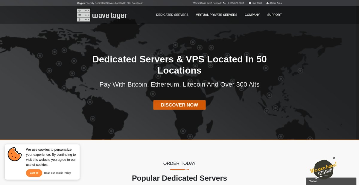 Buy Bitcoin VPS & Dedicated Servers - Bitcoin (BTC ... Screenshot